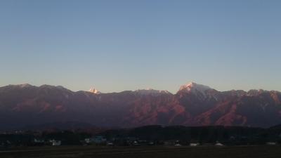 朝焼けの甲斐駒ヶ岳.JPG